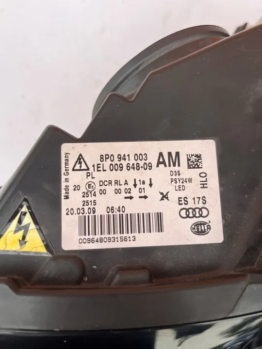 Faros izquierdo Xenon LED Audi A3 8P Lift image 5