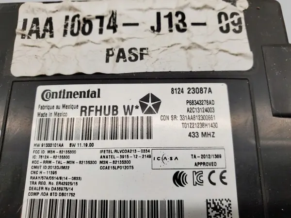 Módulo sin llave Dodge Durango III OEM P68343278AD image 3
