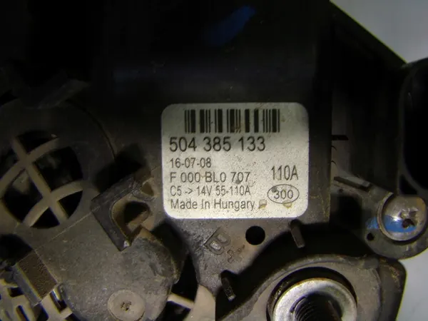 Vaihtovirtageneraattori Fiat Ducato Iveco Daily 2.3 EURO 5 ALT504385133 image 5