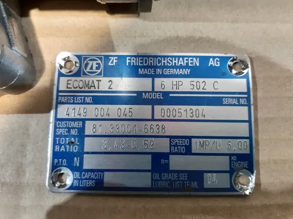 ZF Hydraulinen Ohjain OEM 4149306124 ECOMAT 2 image 6