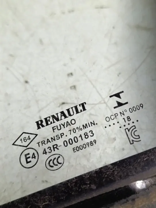 Renault Captur I LIFT 13-19 Janela Triangular OEM 802638366R image 3