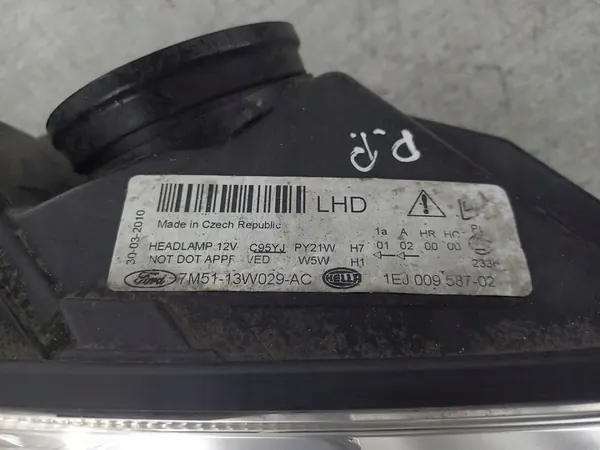 Oikea Ajovalo Ford C-Max I 3M5T-11000-CF HELLA image 3