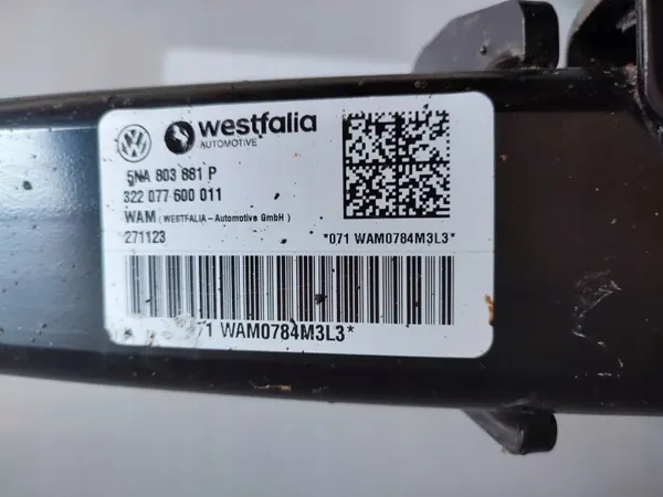 Barra de Remolque VW TIGUAN II OEM 8NA803881P Usado image 7