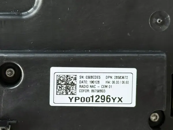 Radio-Navigatie-Display OEM YP001296YX voor Opel Crossland X image 6