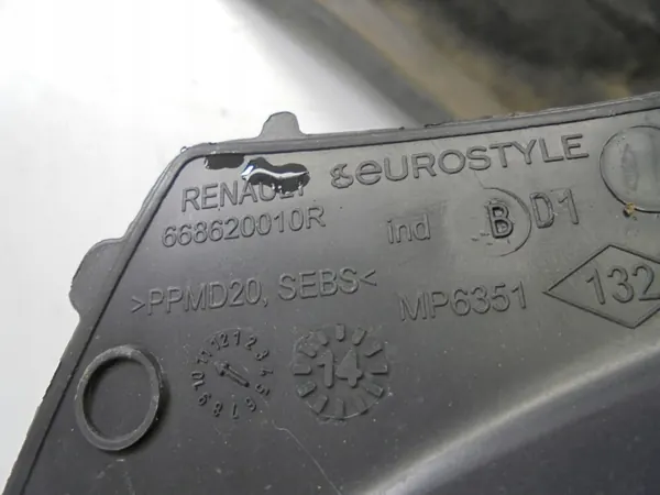 Komplette Windschutzscheibe OEM 668630014R für Renault Scenic III image 8