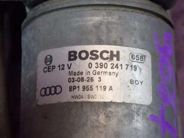 Mécanisme moteur essuie-glace Audi A3 8P OEM Zawada-384519- image 5
