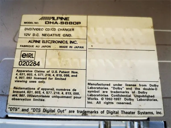 Changer CD Audi Q7 4L 05-10 OEM DHA-S680P image 3