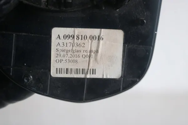 MERCEDES Inserto Specchio Destro A0998100016 image 4