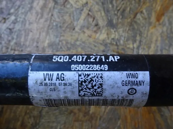 Vänster Halvaxel LEON III CUPRA 5F GOLF VII R DSG 2.0 TSI image 5