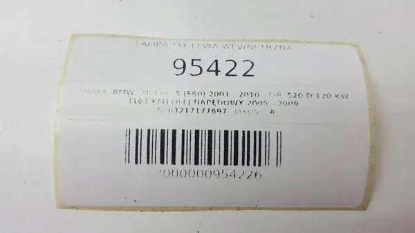 Luz Trasera Izquierda para BMW 5 E61 63217177697 image 7