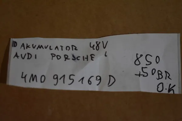 Batterie 48V d'occasion OEM 4M0915169D Porsche/Audi image 4