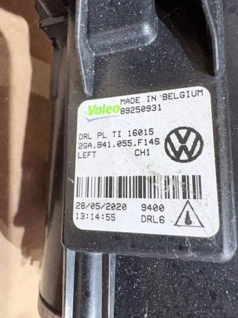 VW T-ROC Halogen LED TFL Links OEM 2GA941055FFHUKM image 4