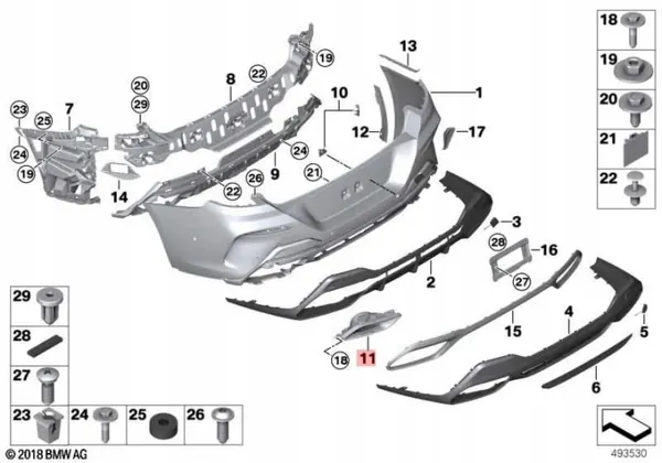 Cache d'échappement droit BMW OE OEM 18308075256 image 7