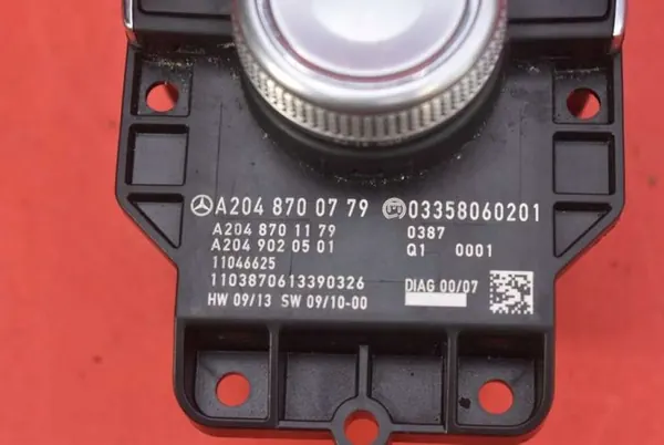 IDRIVE BEDIENINGSPANEEL A2048700779 MERCEDES C-KLASSE W204 image 7