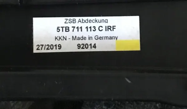 Pomo de cambio OEM 5TB711113C para VW Touran III image 6