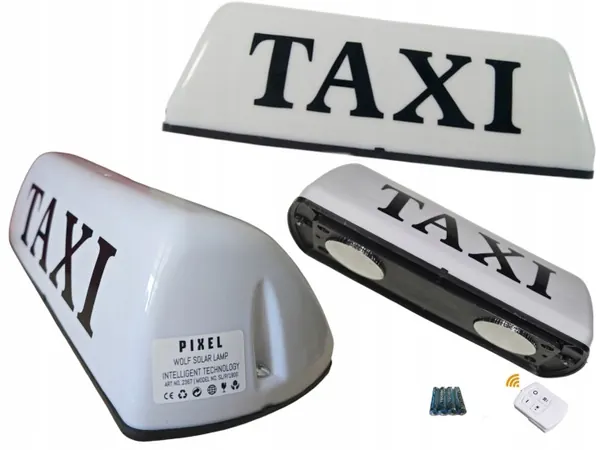 Lampada taxi wireless Pixel magnete telecomando image 2