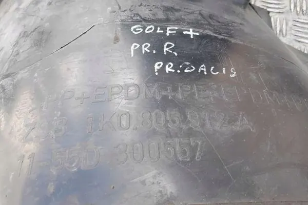 Passaruota anteriore destro VW GOLF PLUS 1K0805912A image 2