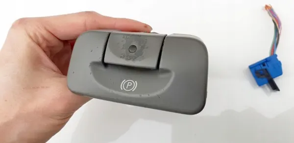 Botón Palanca Freno Mano Renault Scenic 2 OEM KD4874 Gris image 5