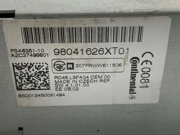 Radio OEM 98041626XT pour Fiat Scudo II - Multimédia image 5