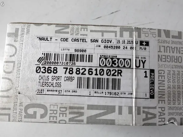 OEM 788261002R Laddluckmekanism för Renault image 7
