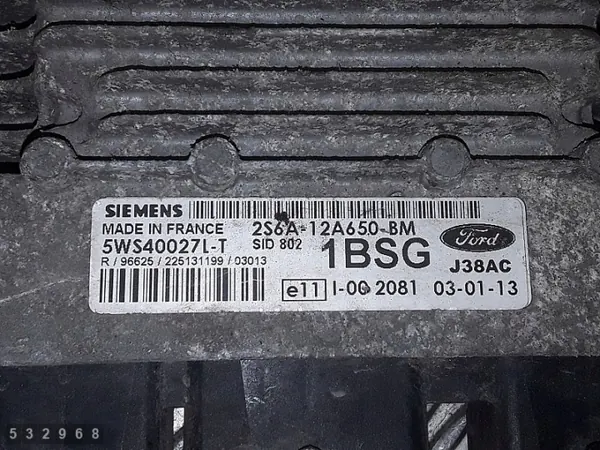 2004 Ford Fiesta ECU 1.4 TDCi 2S6A12A650BM image 4
