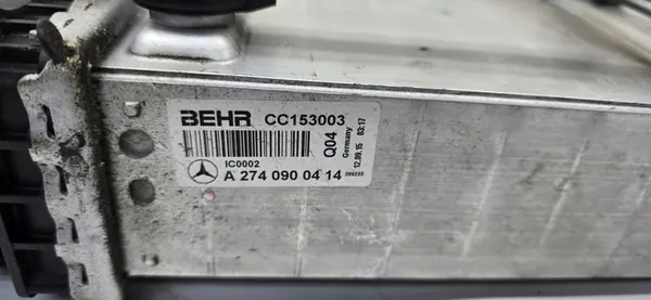 INTERCOOLER MERCEDES W205 2.0L A2740900414 image 5