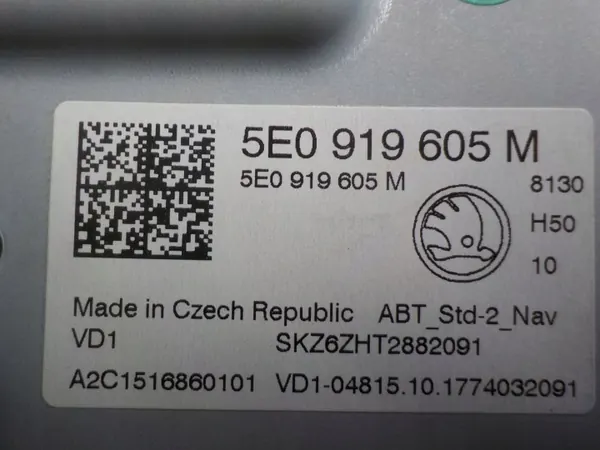 Écran de navigation OEM OCTAVIA III EKRAN WYŚWIETLACZ image 6