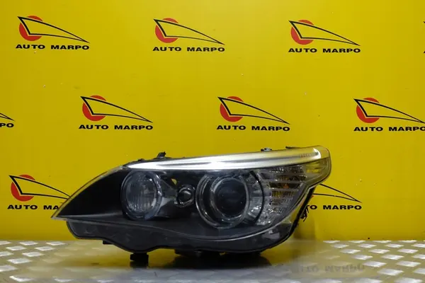 BMW 5 M5 E60 E61 2008 Farol Xenon Esquerdo OEM 7044675-05 image 2
