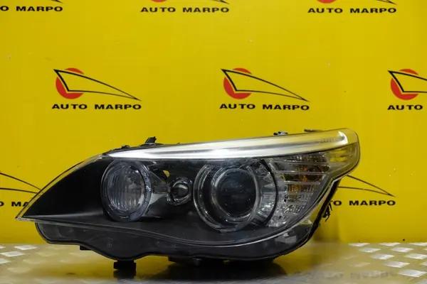 BMW 5 M5 E60 E61 2008 Farol Xenon Esquerdo OEM 7044675-05 image 3