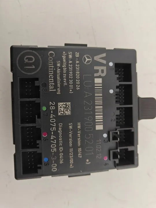 Módulo de puerta Mercedes-Benz SL R231 OEM A2319005201 image 4
