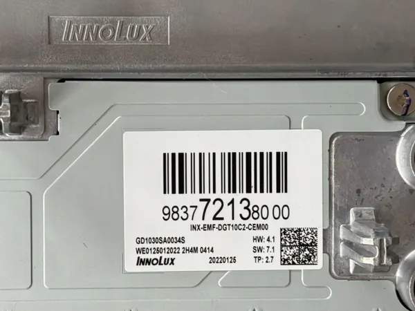 Radio Nav Näyttö OEM 9837721380 Opel Astra L:lle image 5