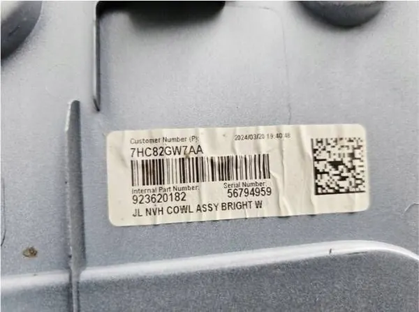 Jeep Wrangler JL voorruit OEM 923620182 image 4