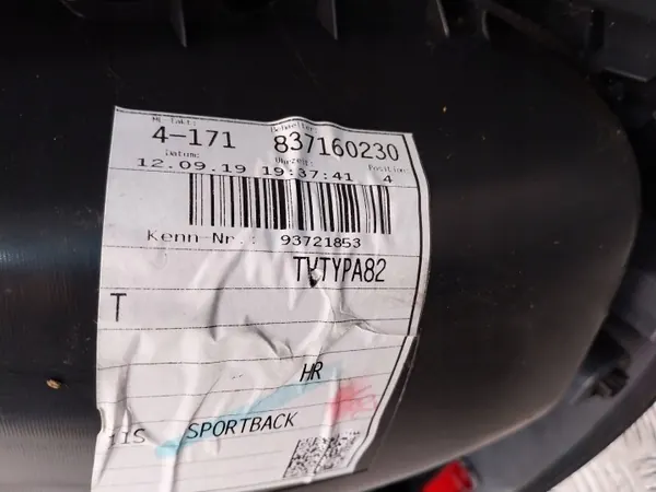 OEM S26380666 Rechter Achterdeur Bekleding Audi A5 F5 image 3