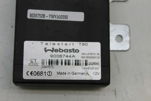 Contrôleur Webasto Land Rover OEM 9006744A - Occasion image 3