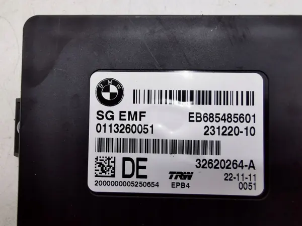 BMW Handbromsmodul OEM EB685485601 - Begagnad image 6