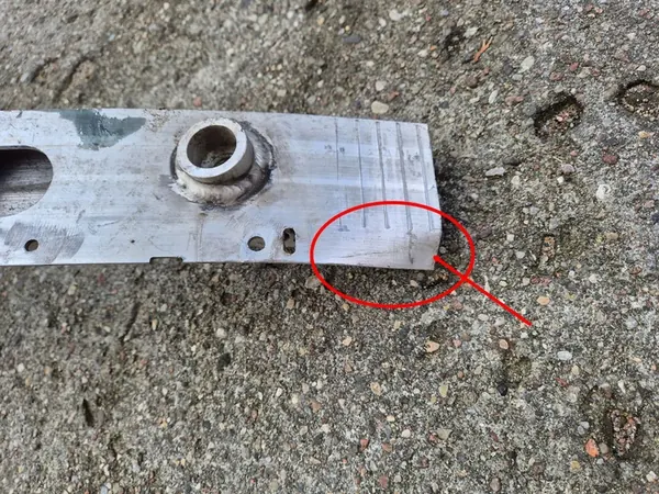 BMW X3 X4 F25 F26 Etupalkki Vasen Muodonmuutosalue image 3