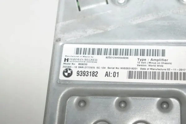 Système audio BMW OE OEM 9237281 pour X4 F26 image 10