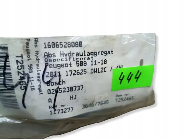 OEM 9677081780 Contrôleur Pompe ABS Peugeot 508 image 7