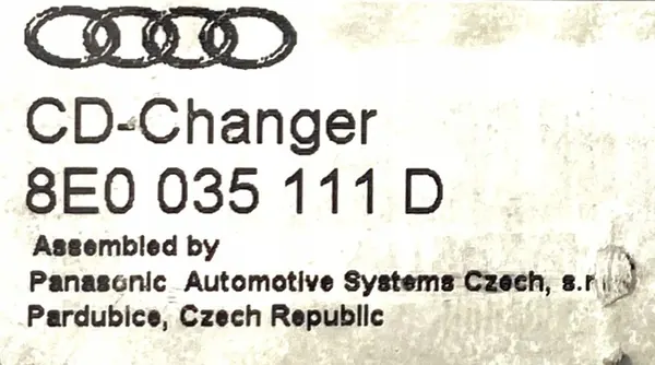 Changer CD Audi OEM 8T1035110 - Pièce Audi OE d'occasion image 4