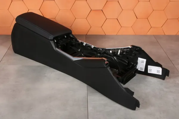 Reposabrazos central OEM 6996833 Vernasca negro BMW image 2