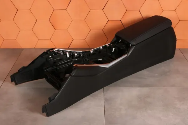 Reposabrazos central OEM 6996833 Vernasca negro BMW image 3
