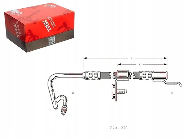 TRW PHD362 Joustava Jarruletku image 2