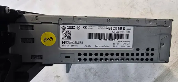 Audi MMI Navigationsradio OEM 4G0035666G/A - Begagnad image 7
