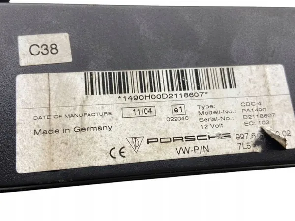 Porsche Cayenne CD/DVD-wisselaar OEM D2118607 image 3