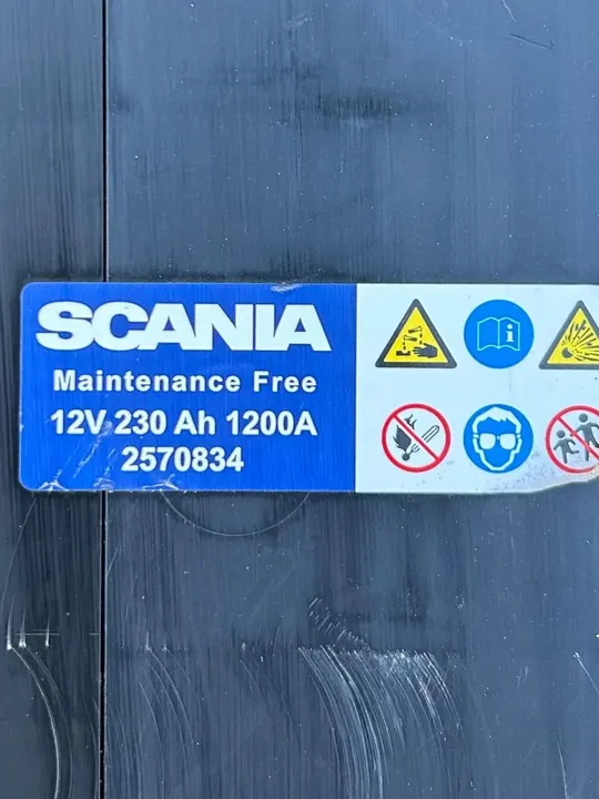 12V 230Ah 1200A Accu Scania OEM image 2