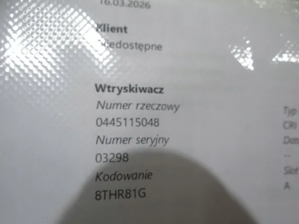 Injecteur BMW OE 0445115048 d'Occasion image 5