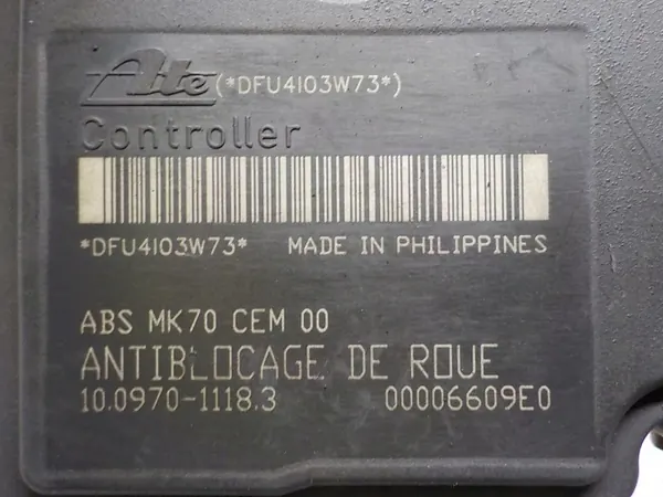 CITROEN C2 ABS-pumppu OEM 9652182680 Käytetty image 9