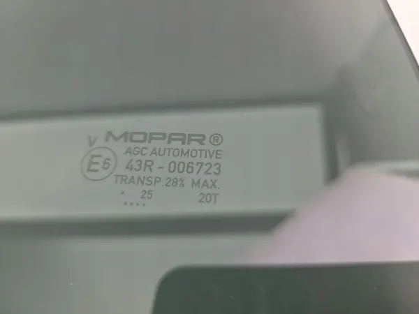 Vitre de porte arrière gauche OEM FRE52988 Citroen C3 image 6
