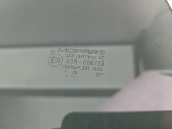 Vitre de porte arrière gauche OEM FRE52988 Citroen C3 image 7
