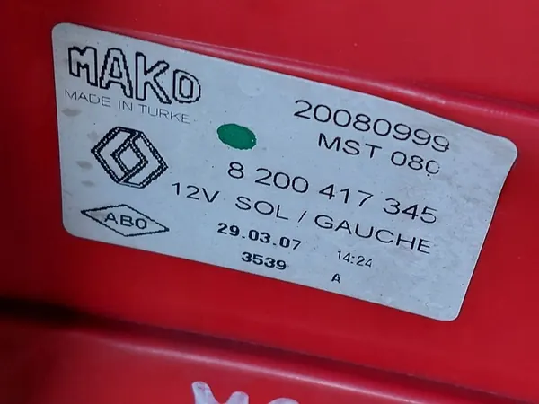 Lámpara trasera izquierda Renault Megane 2 image 7